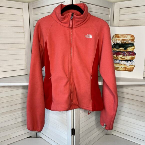 The North Face pink fleece zip jacket - Picture 1 of 5